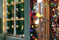 Как украсить окна на Новый год: делаем поделки, украшаем и декорируем окна и подоконник