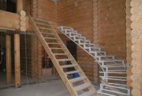 Лестницы на второй этаж на металлическом каркасе: делаем своими руками Как сделать металлическую лестницу на 2 этаж